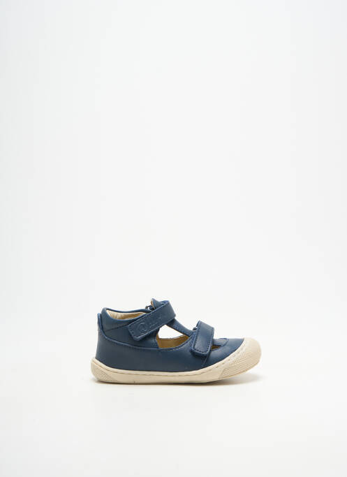 Bottillons fermeture scratch bout rond bleu NATURINO garcon