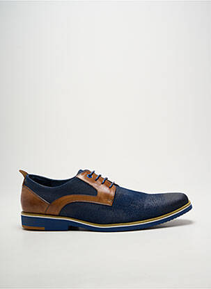 Derbies bout pointu talon bas bleu KDOPA homme