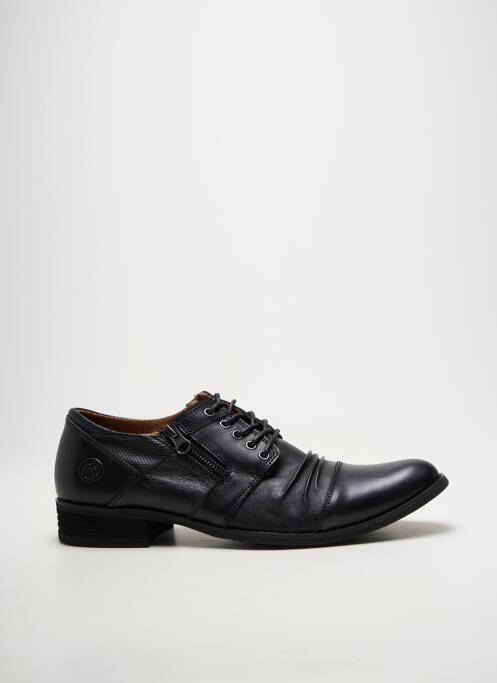Derbies bout pointu talon bas noir KDOPA homme