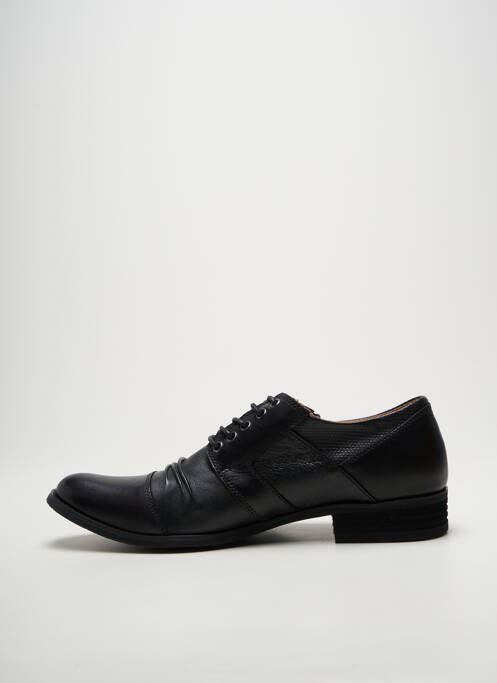Derbies bout pointu talon bas noir KDOPA homme