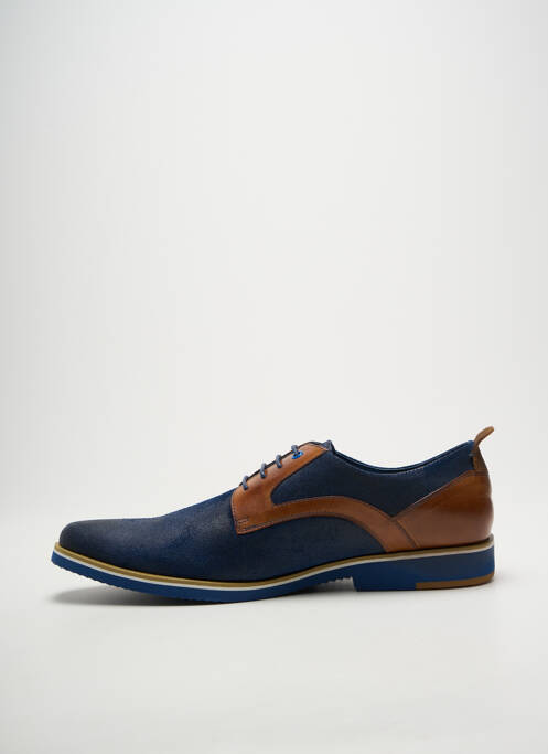 Derbies bout pointu talon bas bleu KDOPA homme