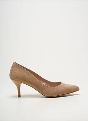 Escarpins bout pointu talon de 4 à 6cm beige GIULIA femme