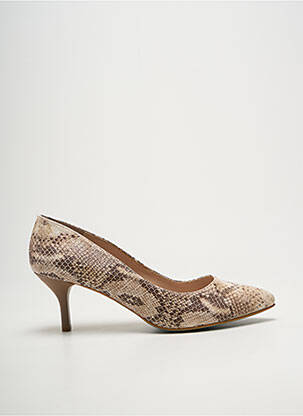 Escarpins bout pointu talon de 4 à 6cm beige GIULIA femme