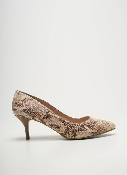 Escarpins bout pointu talon de 4 à 6cm beige GIULIA femme