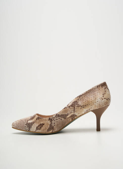 Escarpins bout pointu talon de 4 à 6cm beige GIULIA femme