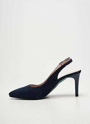 Escarpins fermeture boucle(s) talon de 7 à 9cm bleu GIULIA femme