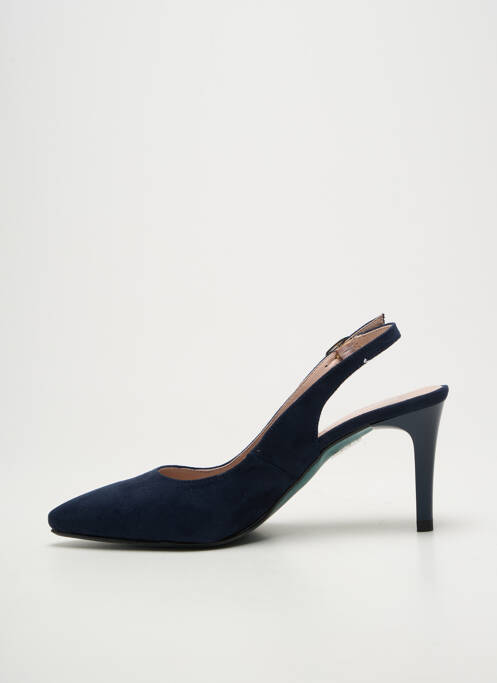 Escarpins fermeture boucle(s) talon de 7 à 9cm bleu GIULIA femme