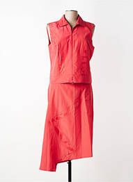 Ensemble jupe coupe cintrée rouge CAROLE RICHARD femme