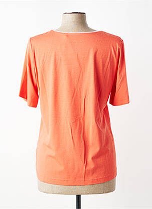 T-shirt coupe droite manches courtes orange SOMMERMANN femme