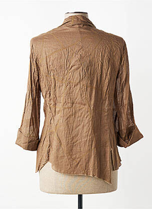 Chemisier coupe cintrée manches 3/4 vert FRED SABATIER femme