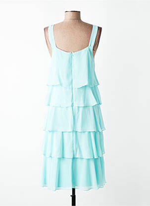 Robe mi-longue sans manche sans manche bleu BLEU D'AZUR femme