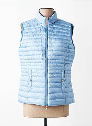 Doudoune poches sans capuche bleu BARBARA LEBEK femme