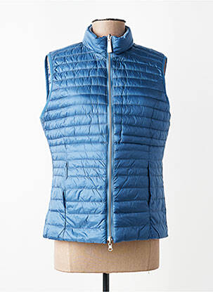 Doudoune poches sans capuche bleu BARBARA LEBEK femme