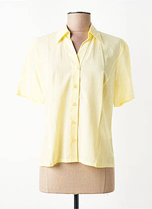 Chemisier manches courtes manches courtes jaune SOMMERMANN femme