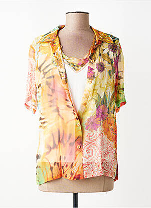 Twin-set fermeture boutonnée sur le devant orange SOMMERMANN femme