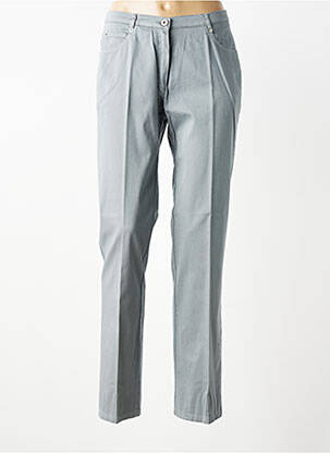 Pantalon droit stretch taille normale gris GUY DUBOUIS femme