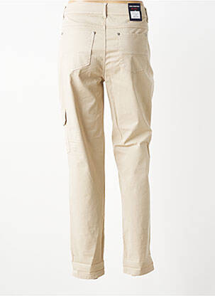 Pantalon 7/8 stretch taille normale beige ANNA MONTANA femme