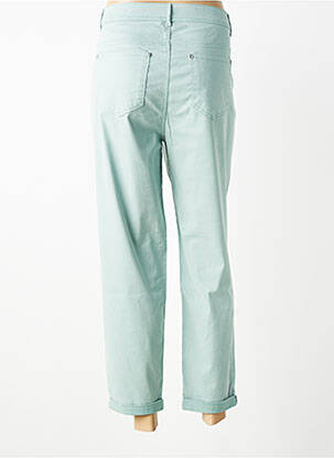 Pantalon 7/8 stretch taille normale bleu ANNA MONTANA femme