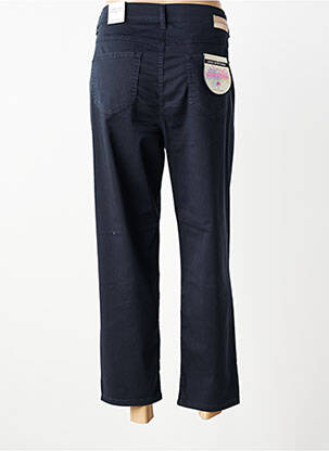 Pantalon 7/8 stretch taille normale bleu ANNA MONTANA femme