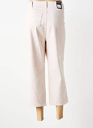 Pantacourt stretch taille normale rose ANNA MONTANA femme