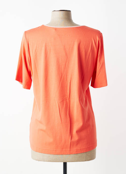 T-shirt coupe droite manches courtes orange SOMMERMANN femme
