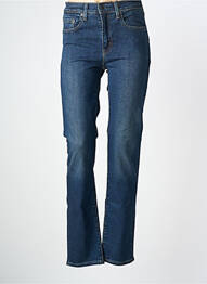 Jeans coupe slim stretch taille normale bleu fonce LEVIS femme