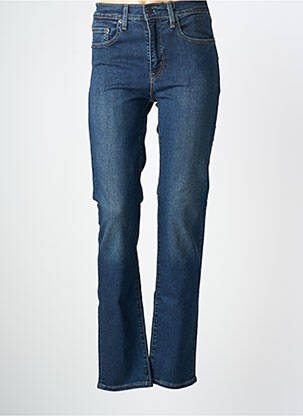 Jeans coupe slim stretch taille normale bleu fonce LEVIS femme
