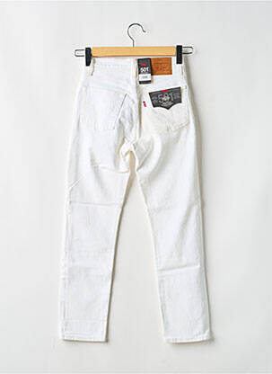 Jeans coupe slim stretch taille normale blanc LEVI'S femme