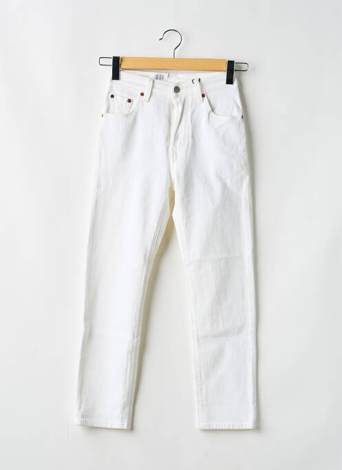 Jeans coupe slim stretch taille normale blanc LEVIS femme