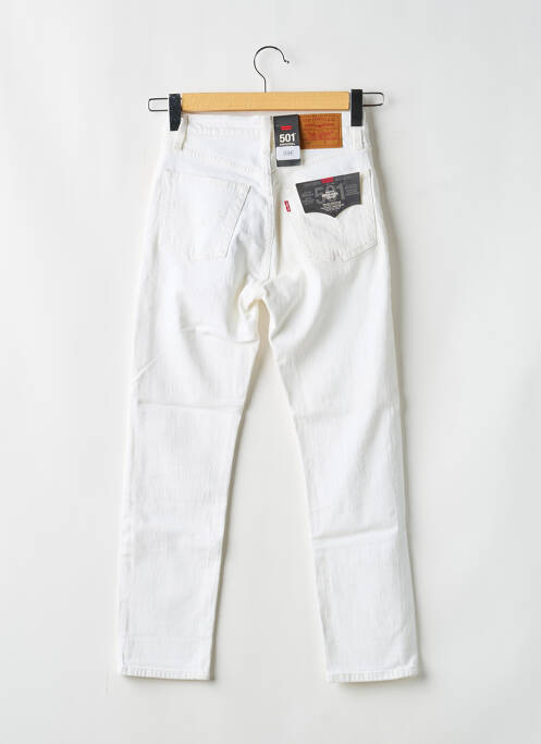 Jeans coupe slim stretch taille normale blanc LEVIS femme