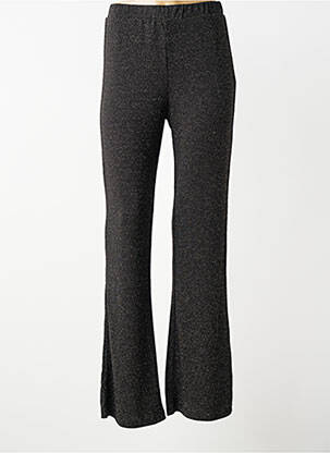Pantalon flare taille élastique noir VERO MODA femme