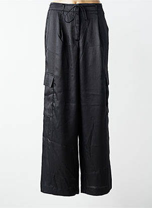 Pantalon cargo taille élastique noir Y.A.S femme