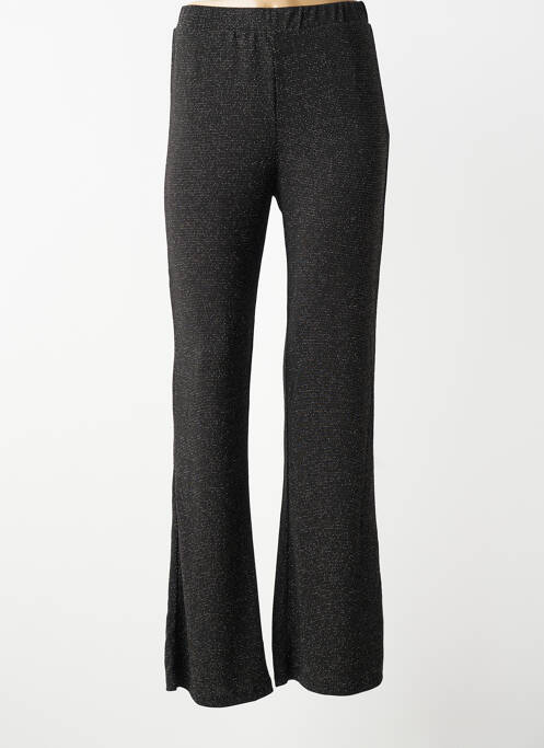 Pantalon flare taille élastique noir VERO MODA femme