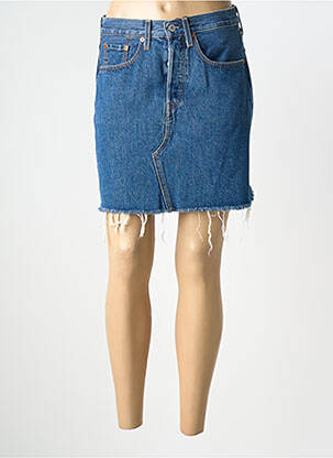 Jupe courte poches bleu LEVIS femme