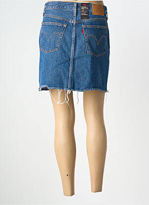 Jupe courte poches bleu LEVI'S femme