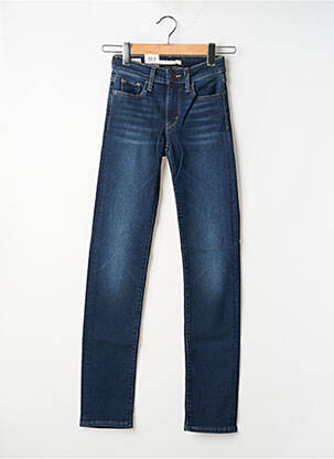 Jeans coupe slim stretch taille haute bleu LEVIS femme