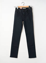 Jeans coupe slim tissage brut taille normale noir LEVIS femme