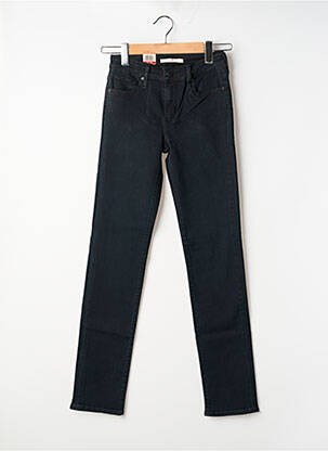 Jeans coupe slim tissage brut taille normale noir LEVIS femme