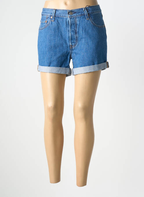 Short tissage denim taille normale bleu LEVIS femme