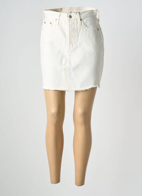 Jupe courte poches beige LEVIS femme