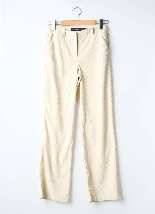 Pantalon chino taille normale taille normale beige VERO MODA femme