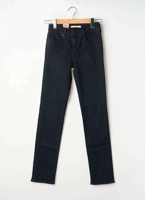Jeans coupe slim tissage brut taille normale noir LEVIS femme