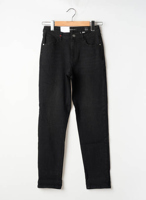 Jeans boyfriend taille haute taille haute noir F.A.M. femme