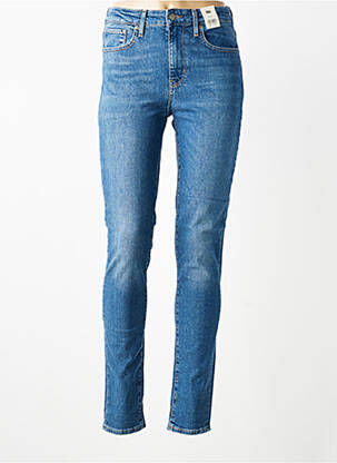 Jeans coupe slim stretch taille normale bleu LEVI'S femme