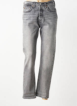 Jeans coupe droite stretch taille normale gris LEVI'S femme