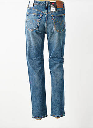 Jeans coupe droite stretch taille normale bleu LEVI'S femme
