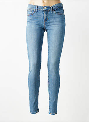 Jeans coupe slim stretch taille normale bleu LEVI'S femme