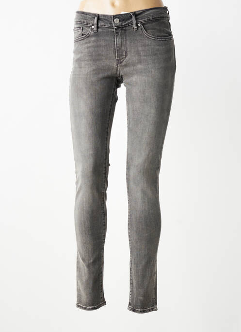 Jeans coupe slim stretch taille normale gris LEVIS femme