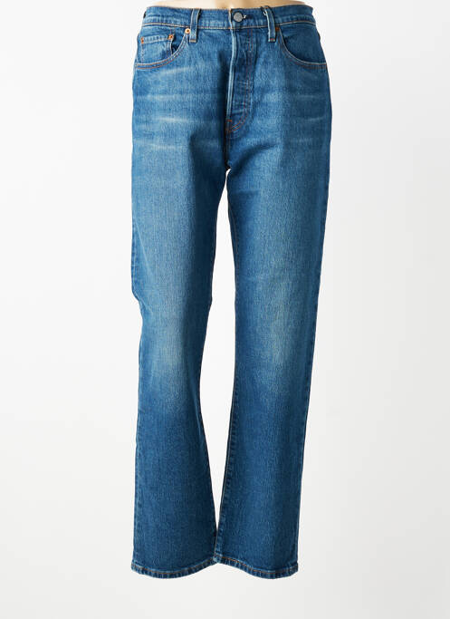 Jeans coupe droite stretch taille normale bleu LEVIS femme