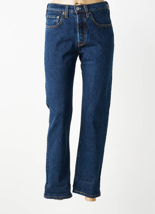 Jeans coupe droite stretch taille normale bleu LEVIS femme